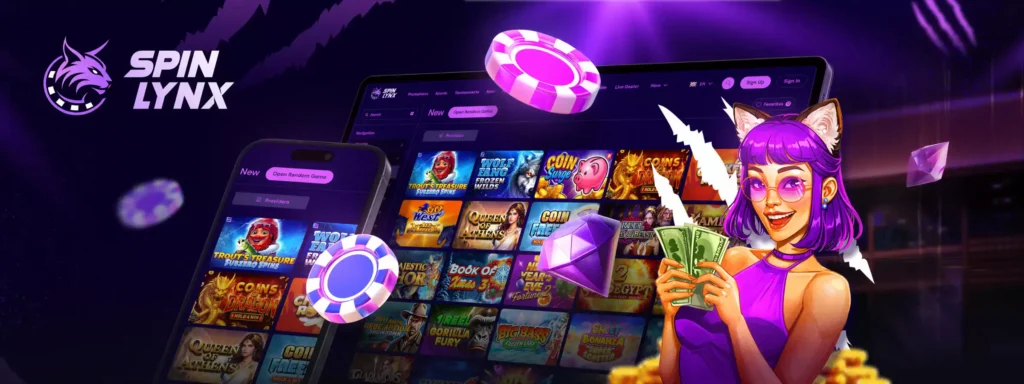 SpinLynx Casino App Screenshot